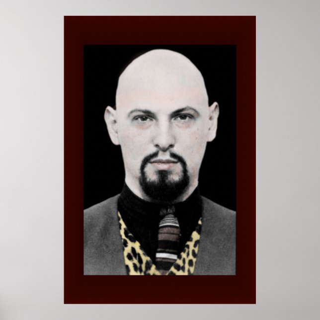 Anton LaVey Poster Portrait BIG 24x36 (Devant)
