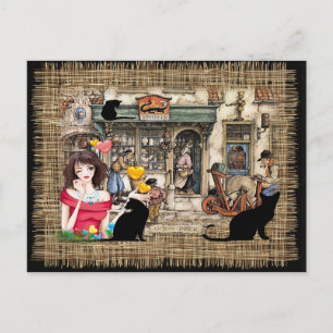 Anton Pieck - Chemist shop Postcard