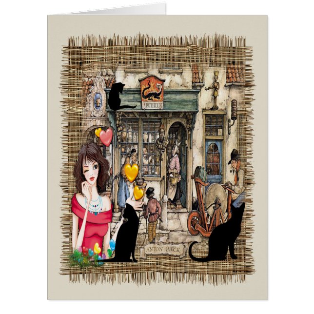 Anton Pieck - Magasin de chimiste (Devant)