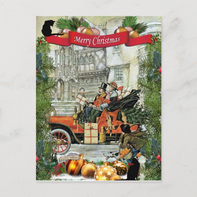 Anton Pieck "Wealthy Shoppers" Postcard (Front)