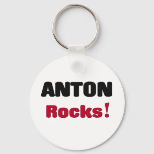 Anton Rocks Keychain