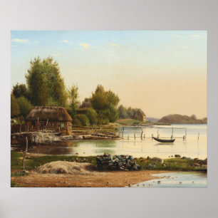 Anton Thorenfeld - Landscape at Svendborg Sund Poster