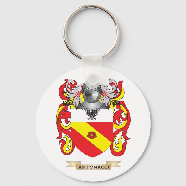 Antonacci Coat of Arms (Family Crest) Keychain (Front)