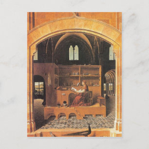 Antonello da Messina - St Jerome in his Study (145 Postcard