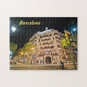 Antoni Gaudi's the Stone quarry in Barcelona, Spai Jigsaw Puzzle