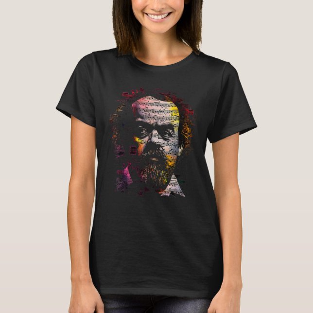 Antonín Dvorak Concert Music Artist T-Shirt (Front)