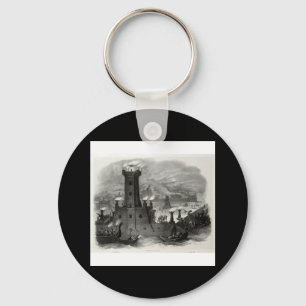 Antonio Basoli's Alphabeto Pittorico: Letter L Keychain