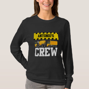 Antonio Construction Crew Custom Dumptruck Dump Tr T-Shirt