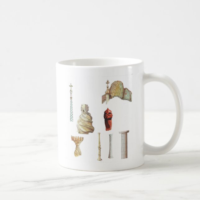 Antonio Gaudi. Barcelona. Spain. Architectural Coffee Mug (Right)