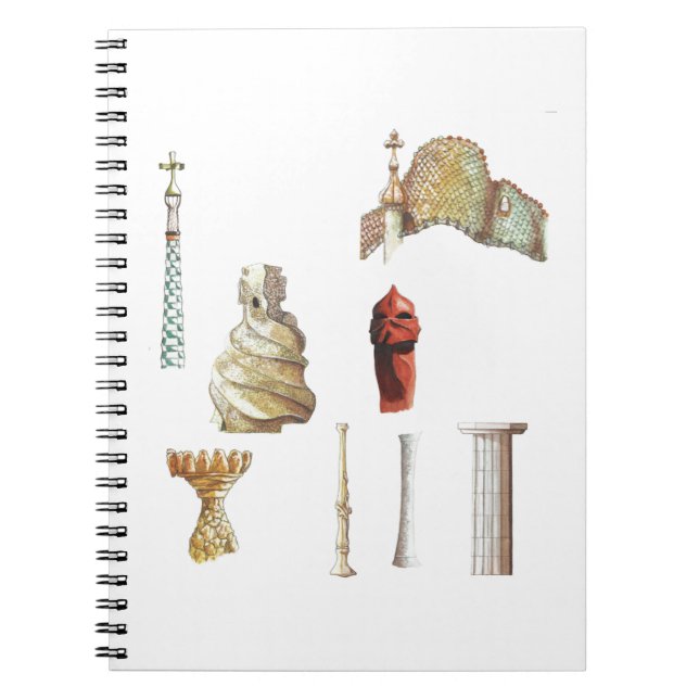 Antonio Gaudi. Barcelona. Spain. Architectural Notebook (Front)