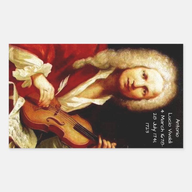 Antonio Lucio Vivaldi 1723 Sticker (Front)