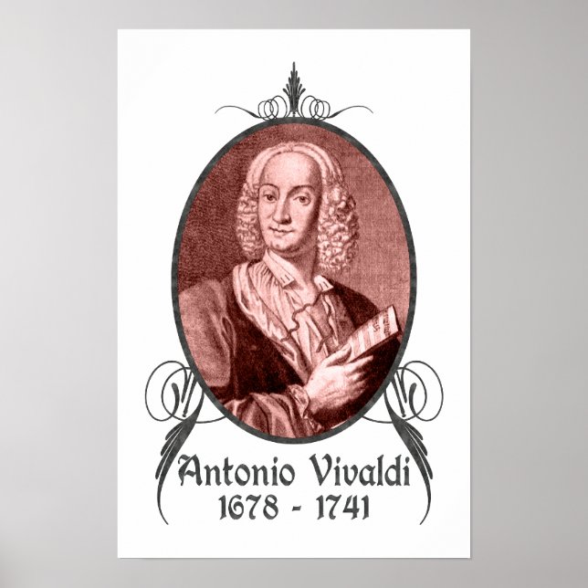 Antonio Vivaldi Poster (Front)
