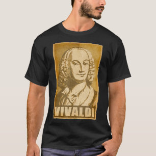 Antonio Vivaldi Vintage Torn Poster T-Shirt