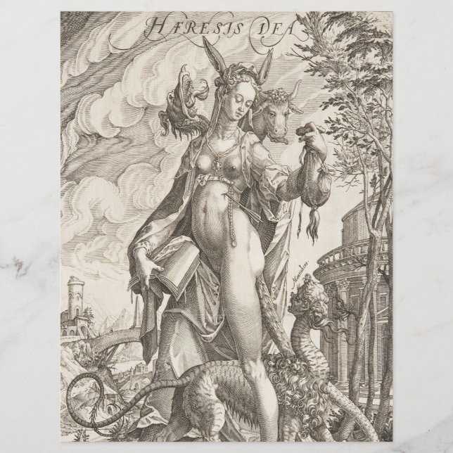 Antonius Eisenhoit - Haeresis Dea Scrapbook Paper (Front)