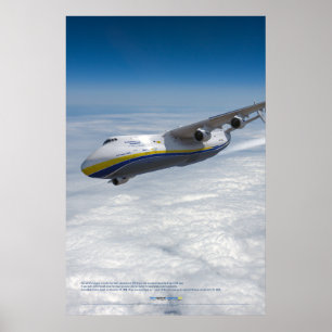 Antonov An-225 Mriya : Affiche d'art aviation 3D