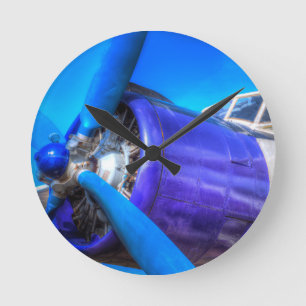 Antonov AN-2 Biplane Round Clock