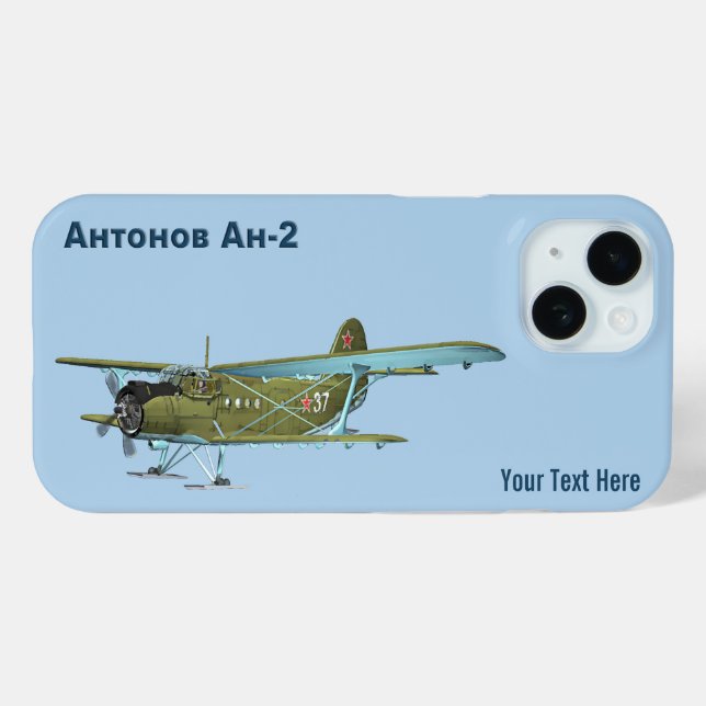 Antonov An-2 Case-Mate iPhone Case (Back (Horizontal))