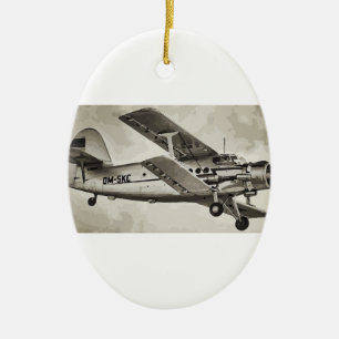 Antonov an-2 ceramic ornament