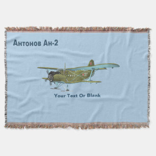 Antonov An-2 Throw Blanket
