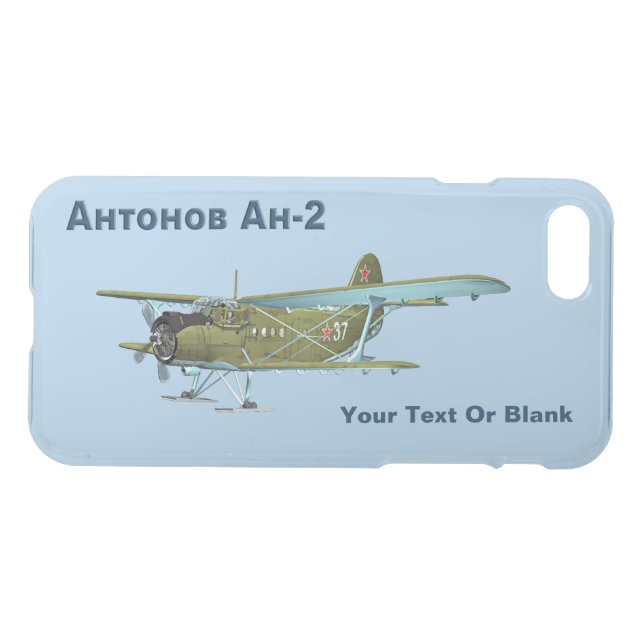 Antonov An-2 Uncommon iPhone Case (Back Horizontal)