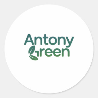 Antony green classic round sticker
