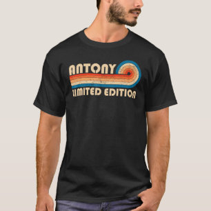ANTONY Surname Retro Vintage 80s 90s Birthday Reun T-Shirt