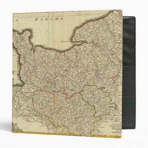 Antque Map of France Binder