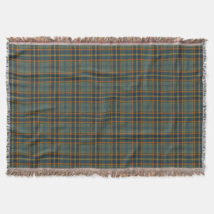 Antrim County Irish Tartan Throw Blanket