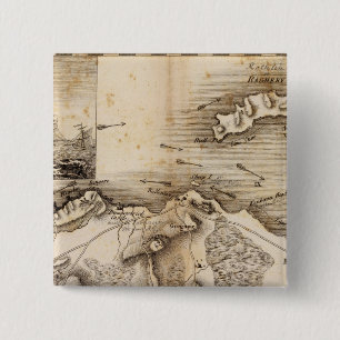 Antrim, Raghery 2 Inch Square Button