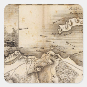 Antrim, Raghery Square Sticker