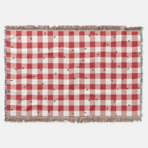 Ants at a Picnic - Throw Blanket