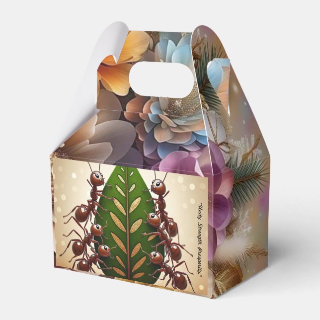 "Ants in Gold Rush" Favor Box (Front Side)