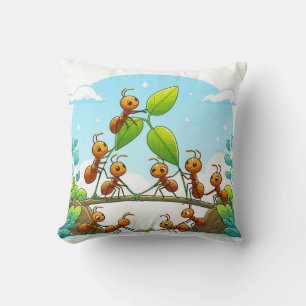 Ants in Wonderland Pillow