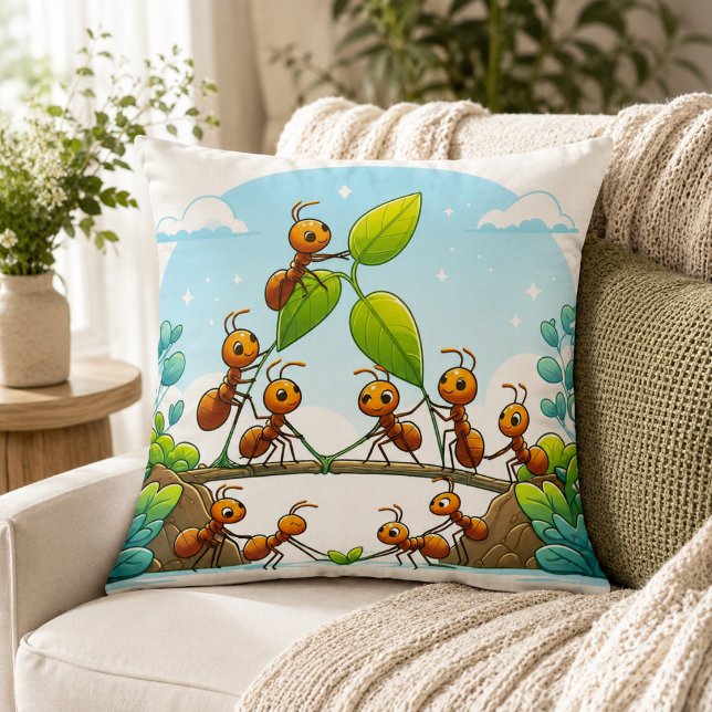  Ants in Wonderland Pillow (Ants in Wonderland Pillow)