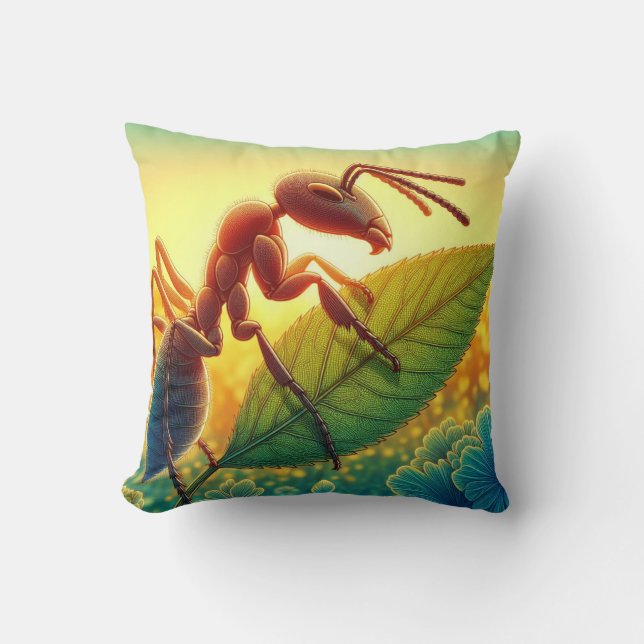  Ants in Wonderland Pillow (Front)