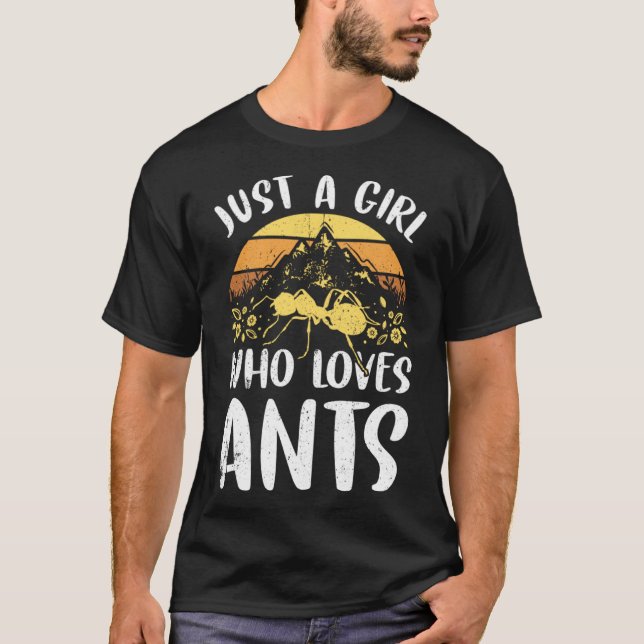 Ants Insects Beetle Bug Entomology T-Shirt (Front)