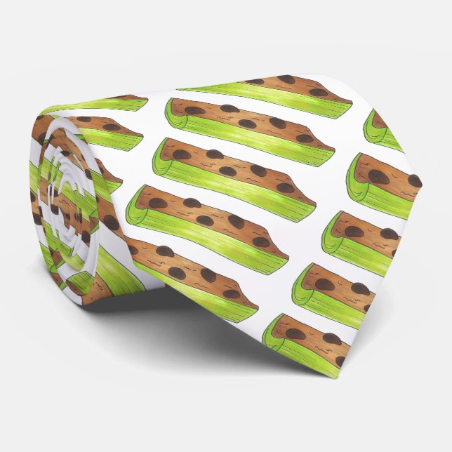 Ants on a Log Celery Peanut Butter Raisins Tie (Rolled)