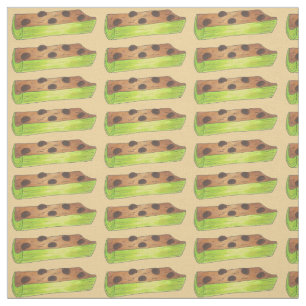 Ants on a Log Peanut Butter Celery Raisins Healthy Fabric