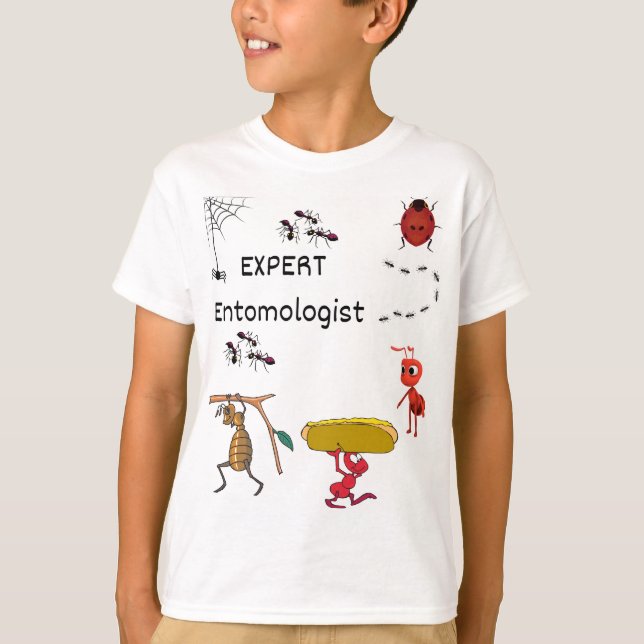 Ants T-Shirt entomologist! design insects (Front)