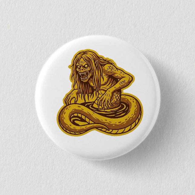 Antu Banyu 1 Inch Round Button (Front)