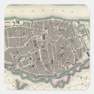 Antwerp Antwerpen Anvers Square Sticker