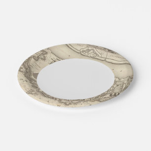 Antwerp, Belgium Paper Plate