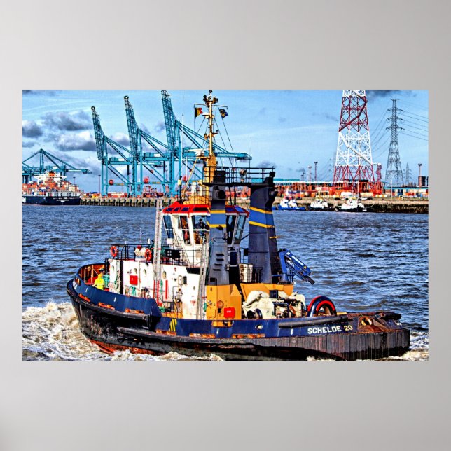 Antwerp, Belgium scenic photograph Poster (Front)