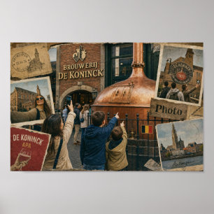 Antwerp Brewery Travel Keepsake Poster