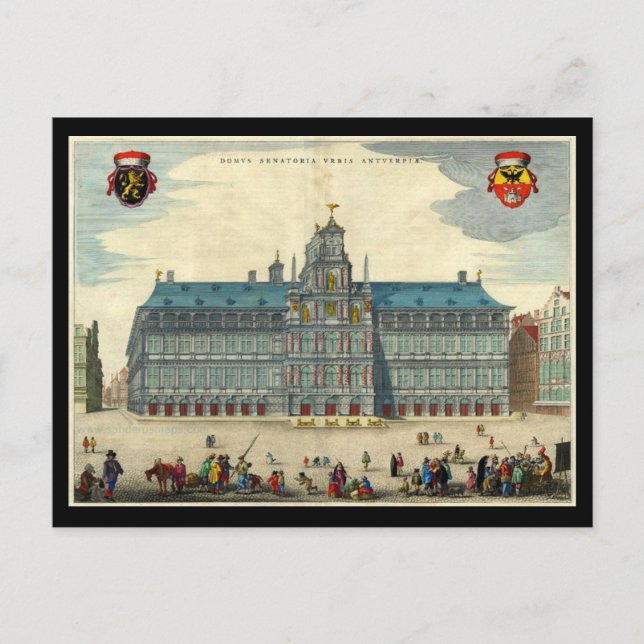 Antwerp Town Hall Postcard (Front)
