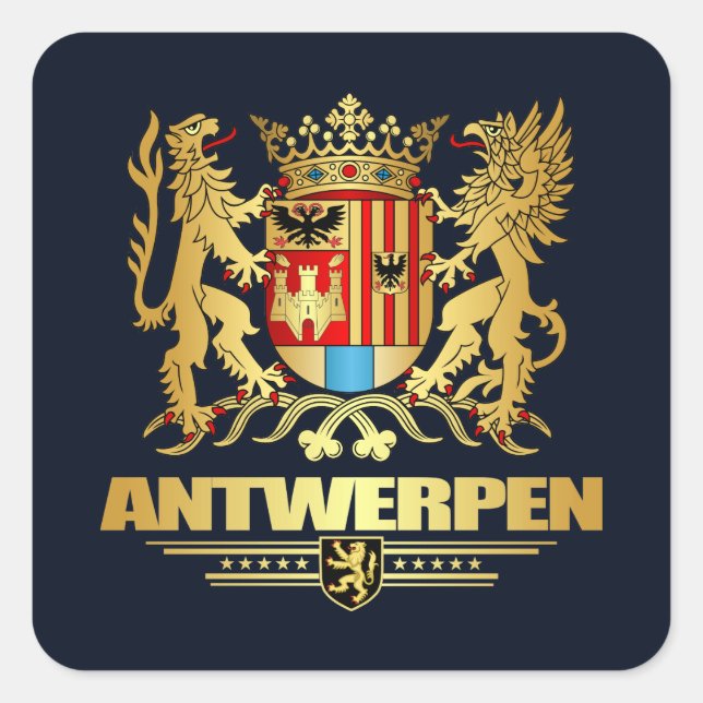 Antwerpen Square Sticker (Front)