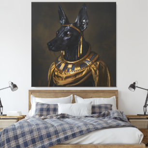 Anubis Ancient Egyptian God Afterlife Picture 14 Canvas Print