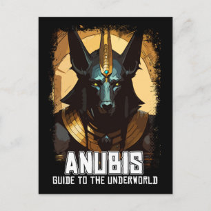 Anubis Ancient Egyptian God of Death Postcard