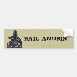 Anubis Bumper Sticker