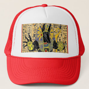 Anubis donnant le casquette de la vie pour